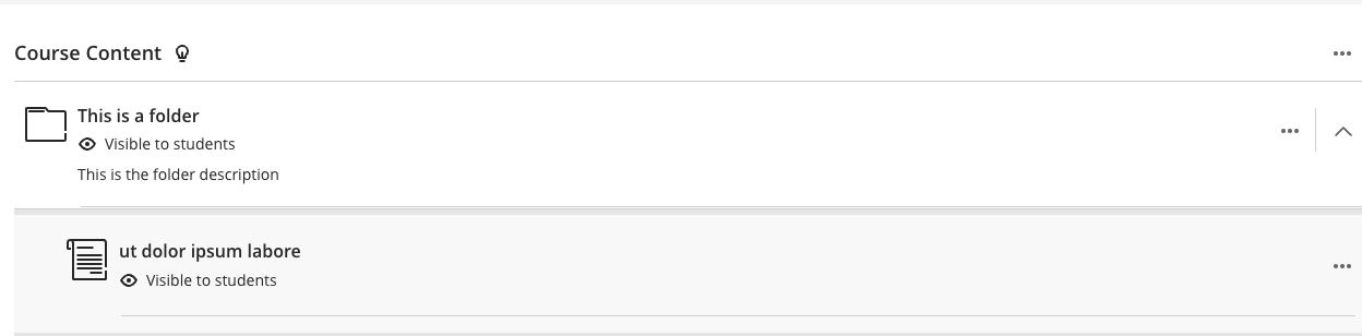 Returning content with the api