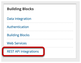 REST API Integrations